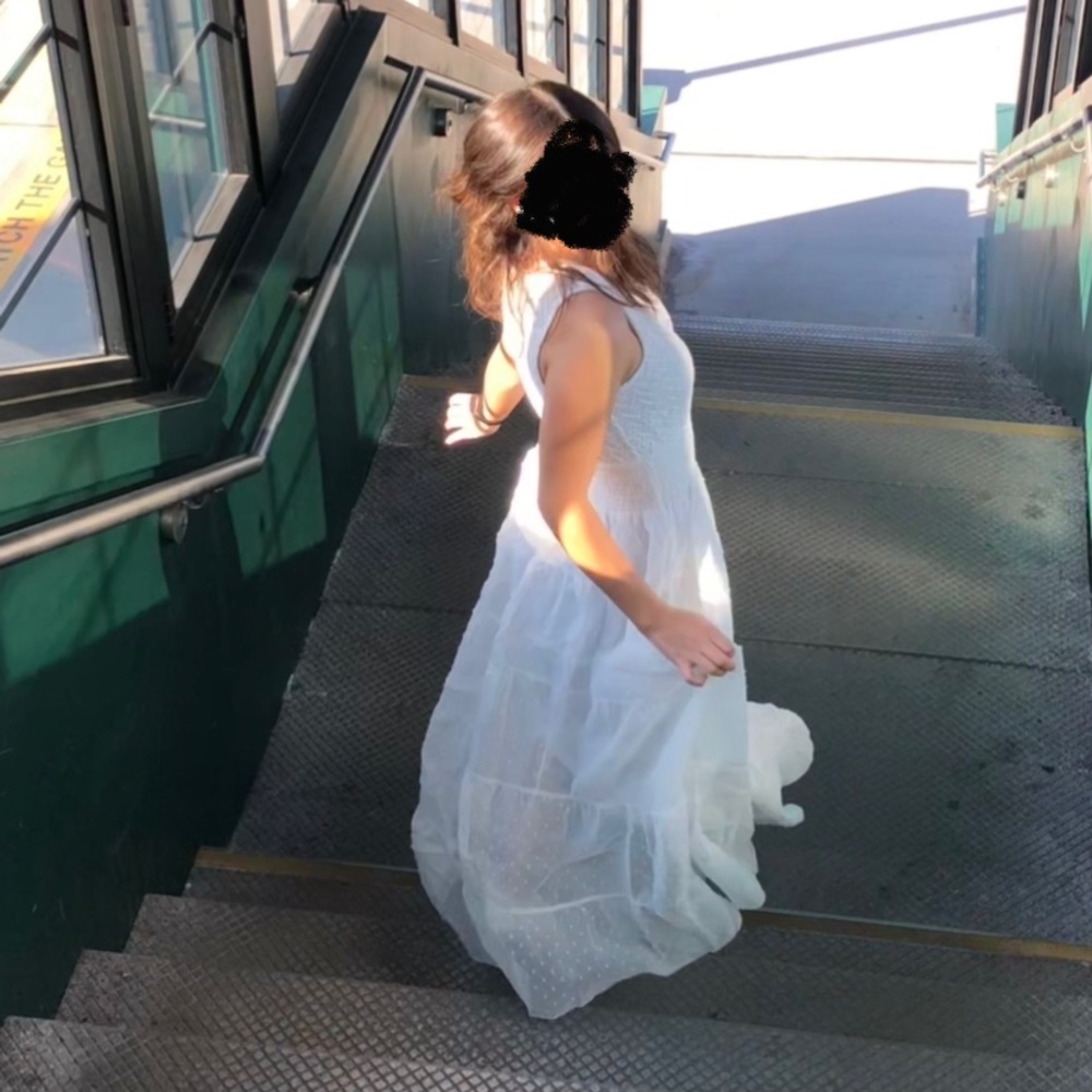 white dress